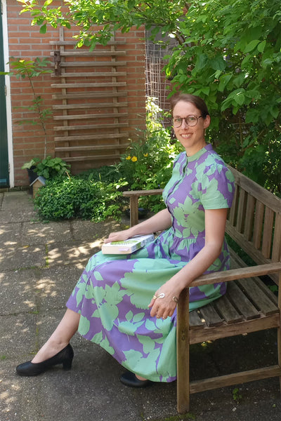 Sanne's Forget-me-not Kelly dress